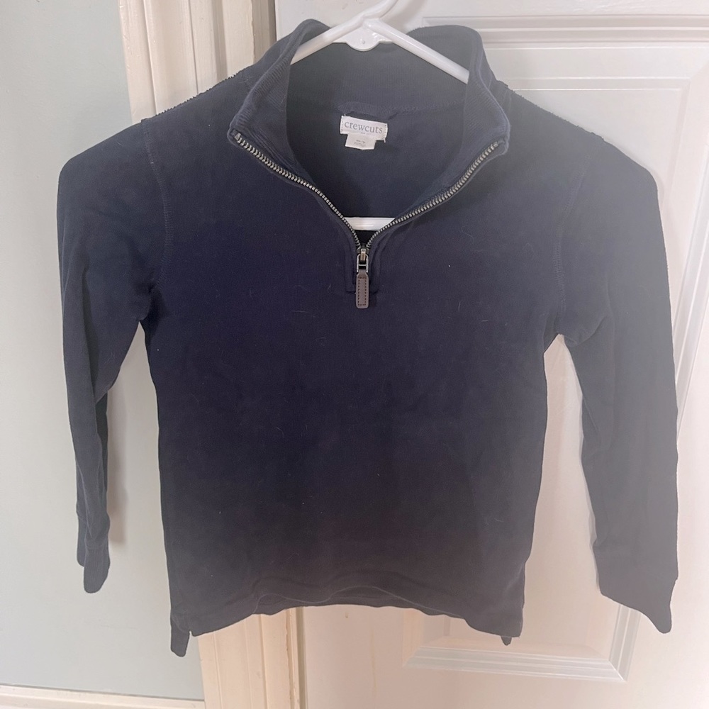 J. Crew factory Boys' cotton half-zip pullover